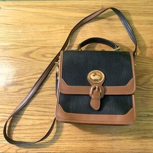 Dooney & Bourke Purse Black Brown Leather